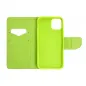 Apple iPhone 14 Pro Max Book Handytaschen Fancy Book Marine / Limette 