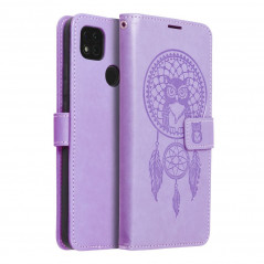 XIAOMI Redmi 9A Book Handytaschen MEZZO Book Traumfänger  Lila (Purple) 