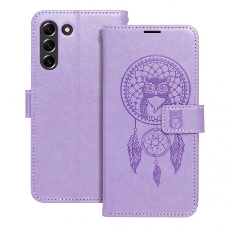 Samsung Galaxy S21 FE 5G Book Handytaschen MEZZO Book Traumfänger  Lila (Purple) 