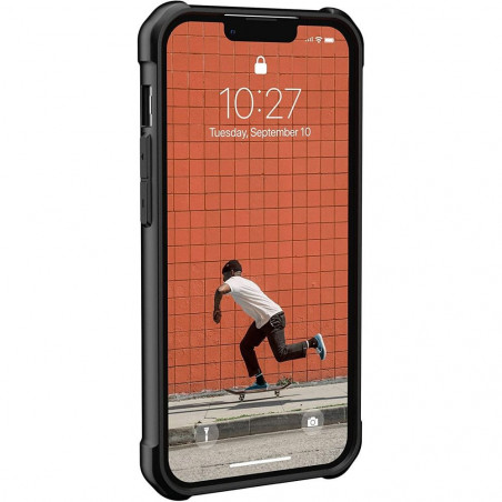 Apple iPhone 13 Pro Hülle Urban Armor Gear Metropolis LT Premium-Gehäuse   Kevlar Schwarz 