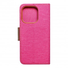 Apple iPhone 14 Pro Book Handytaschen CANVAS Book Rosa