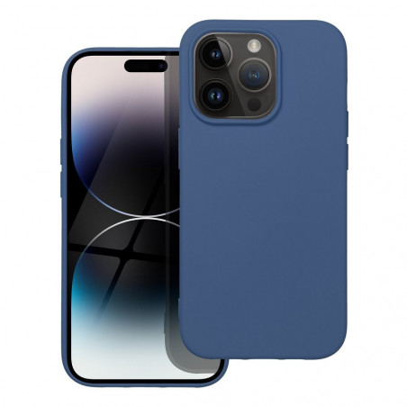 Apple iPhone 14 Pro Hülle Silicone Elegant  Blau 