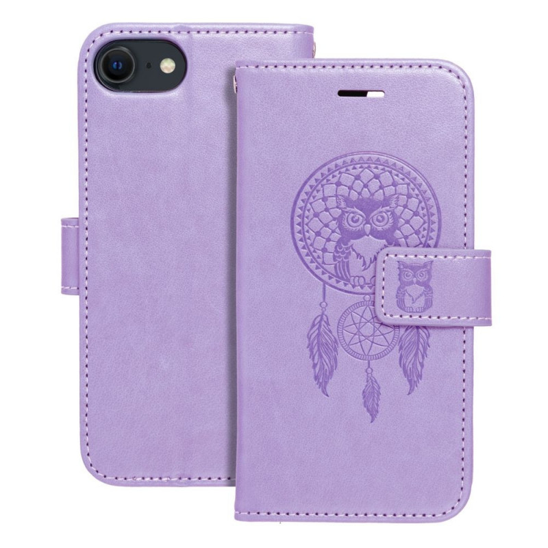 Apple iPhone 7 Book Handytaschen MEZZO Book Traumfänger  Lila (Purple) 