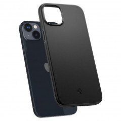 Apple iPhone 14 Hülle Spigen Thin Fit Schwarz 