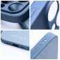 Apple iPhone 14 Plus Hülle Roar Matte Glass Stilvoll  Blau 