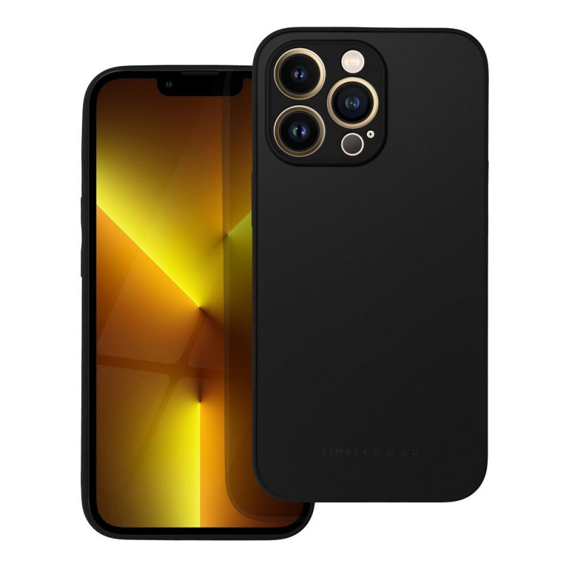 Apple iPhone XS Hülle Roar Matte Glass Stilvoll  Schwarz 