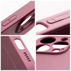 Apple iPhone XS Hülle Roar Matte Glass Stilvoll  Rotwein 