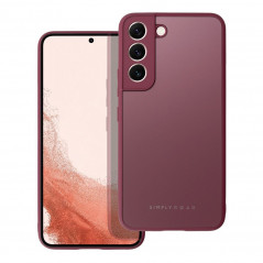 Samsung Galaxy A02s Hülle Roar Matte Glass Stilvoll  Rotwein