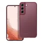 Samsung Galaxy A02s Hülle Roar Matte Glass Stilvoll  Rotwein 