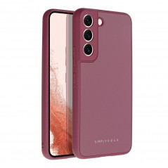 Samsung Galaxy A02s Hülle Roar Matte Glass Stilvoll  Rotwein 