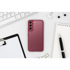 Samsung Galaxy A02s Hülle Roar Matte Glass Stilvoll  Rotwein 