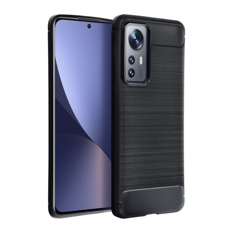 realme C35 Hülle Carbon Elegant  Schwarz 