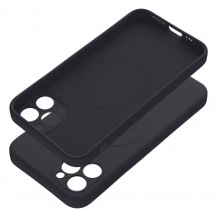 Apple iPhone 11 Pro Hülle Silicone Mag Cover MagSAFE  Schwarz 