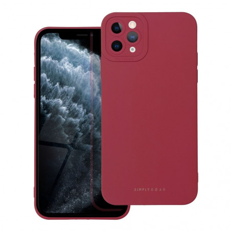 Apple iPhone XS Max Hülle Roar Luna Monochromatische, Stilvoll, Ein ästhetisches Accessoire  Rot 