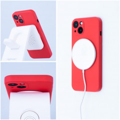 Apple iPhone 11 Pro Hülle Silicone Mag Cover MagSAFE  Rot 