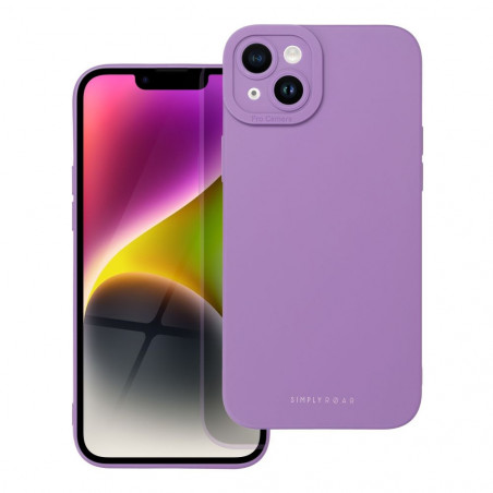 Apple iPhone 14 Plus Hülle Roar Luna Monochromatische, Stilvoll, Ein ästhetisches Accessoire  Lila (Violet)