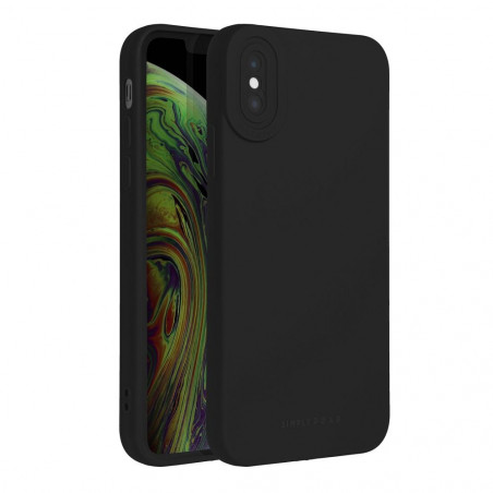 Apple iPhone X Hülle Roar Luna Monochromatische, Stilvoll, Ein ästhetisches Accessoire  Schwarz