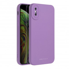 Apple iPhone XS Hülle Roar Luna Monochromatische, Stilvoll, Ein ästhetisches Accessoire  Lila (Violet) 