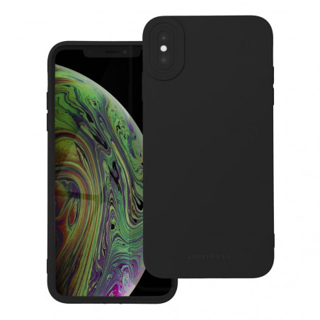 Apple iPhone XS Hülle Roar Luna Monochromatische, Stilvoll, Ein ästhetisches Accessoire  Schwarz