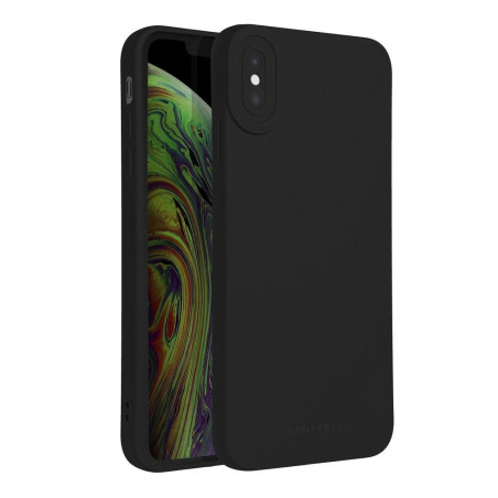 Apple iPhone XS Hülle Roar Luna Monochromatische, Stilvoll, Ein ästhetisches Accessoire  Schwarz