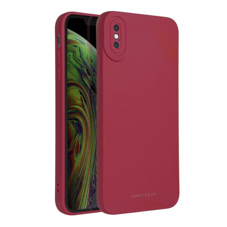 Apple iPhone X Hülle Roar Luna Monochromatische, Stilvoll, Ein ästhetisches Accessoire  Rot