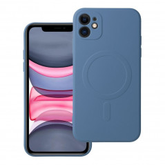 Apple iPhone 11 Hülle Silicone Mag Cover MagSAFE  Blau 