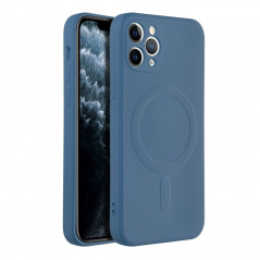 Apple iPhone 11 Pro Hülle Silicone Mag Cover MagSAFE  Blau 