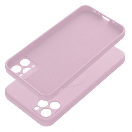 Apple iPhone 11 Pro Max Hülle Silicone Mag Cover MagSAFE  Rosa 