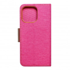 Apple iPhone 14 Pro Max Book Handytaschen CANVAS Book Rosa 