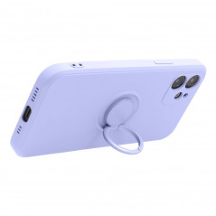 Apple iPhone 14 Hülle Silicone ring Lila (Violet) 