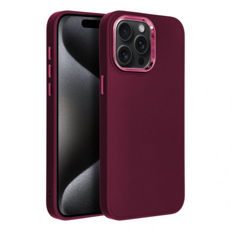 Apple iPhone 15 Pro Max Hülle FRAME Elegant  Lila (Purple) 