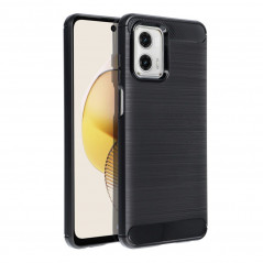 Motorola Moto G73 Hülle Carbon Elegant  Schwarz 