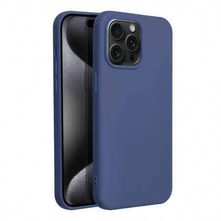 Apple iPhone 15 Pro Max Hülle Silicone Elegant  Blau 