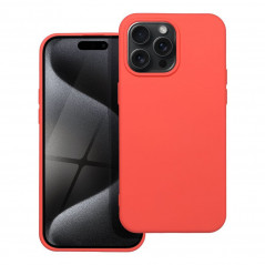 Apple iPhone 15 Pro Max Hülle Silicone Elegant  Pfirsich 