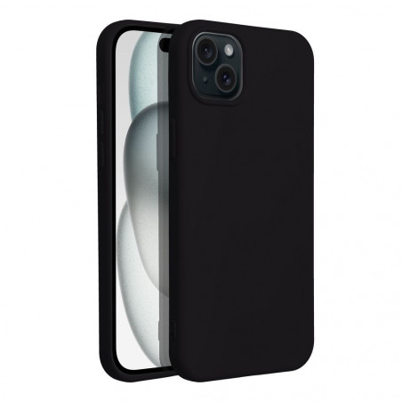 Apple iPhone 15 Hülle Silicone Elegant  Schwarz 