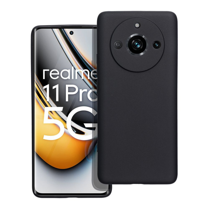 realme 11 Pro Plus 5G Hülle MATT Schwarz 