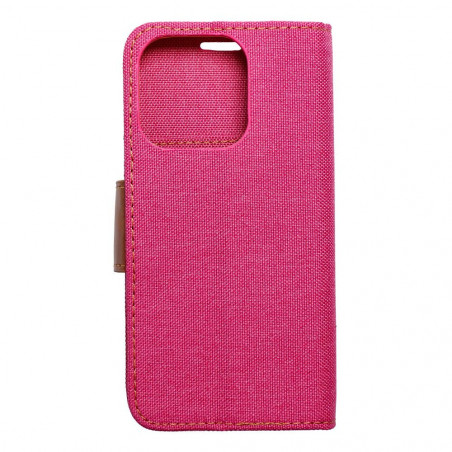 Apple iPhone 15 Pro Book Handytaschen CANVAS Book Rosa