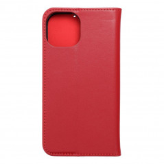 Apple iPhone 15 Book Handytaschen Leather case SMART PRO Elegant  Rotwein 