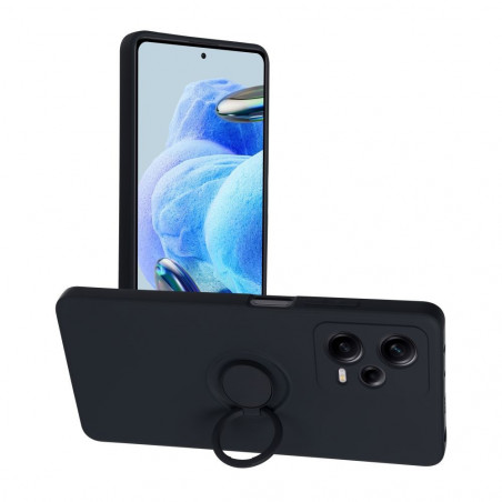 XIAOMI Redmi Note 12 Pro 5G Hülle Silicone ring Schwarz 