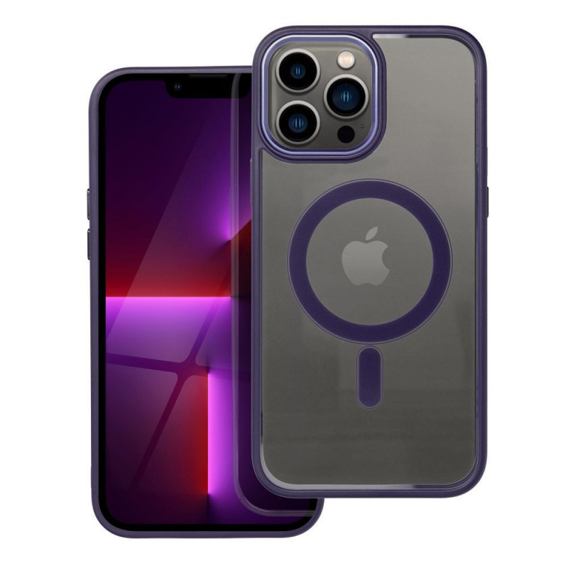 Apple iPhone 13 Pro Max Hülle Color Edge Mag MagSAFE  Tiefviolett 