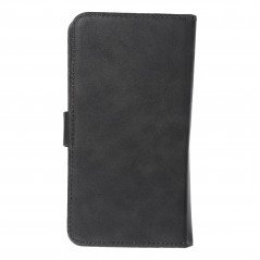 Samsung Galaxy S21 5G Universaletui, Book Handytaschen COMMON book Elegant, Weiches Futter innen  Schwarz 