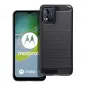 Motorola Moto E13 Hülle Carbon Elegant  Schwarz 