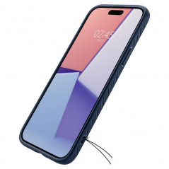 Apple iPhone 15 Hülle Spigen  Liquid Air Navy blau 