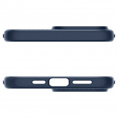 Apple iPhone 15 Pro Max Hülle Spigen  Liquid Air Navy blau 