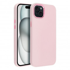 Apple iPhone 15 Plus Hülle FRAME Elegant  Puderrosa