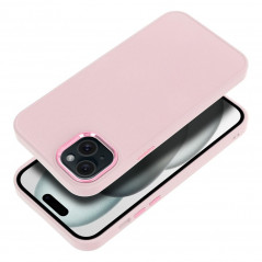 Apple iPhone 15 Plus Hülle FRAME Elegant  Puderrosa 