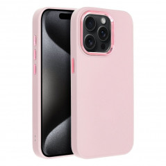 Apple iPhone 15 Pro Hülle FRAME Elegant  Puderrosa 