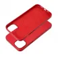 Apple iPhone 15 Plus Hülle Leather Mag Cover Elegant  MagSAFE  Rot 