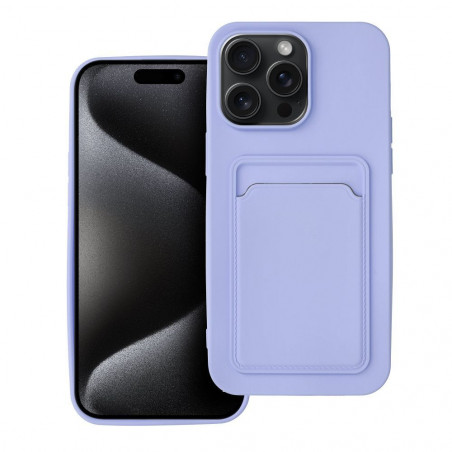 Apple iPhone 15 Pro Max Hülle Card Lila (Violet)