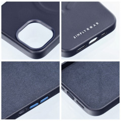 Apple iPhone 13 Pro Max Hülle Roar Leather Mag Elegant  MagSAFE  Marine 